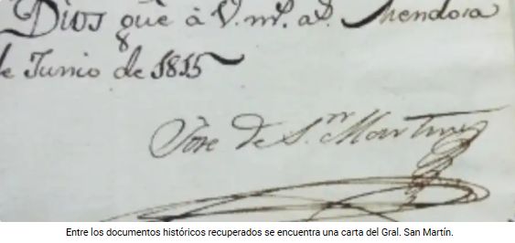 Carta de San Martín